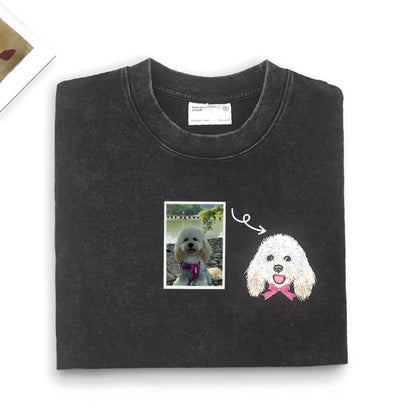 Custom Pet Portrait T-Shirt