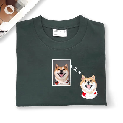 Custom Pet Portrait T-Shirt